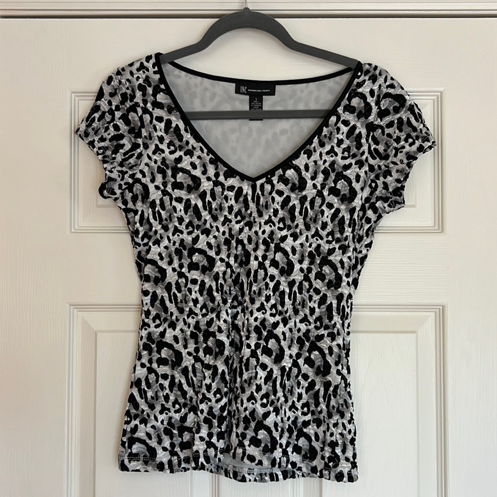 INC Animal Print Top.